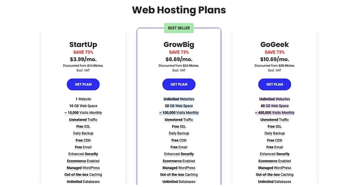 SiteGround web hosting